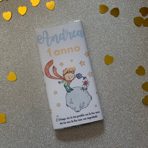 Segnaposto Cioccolatino e Cartoncino Personalizzato Il Piccolo Principe –  Smart Print