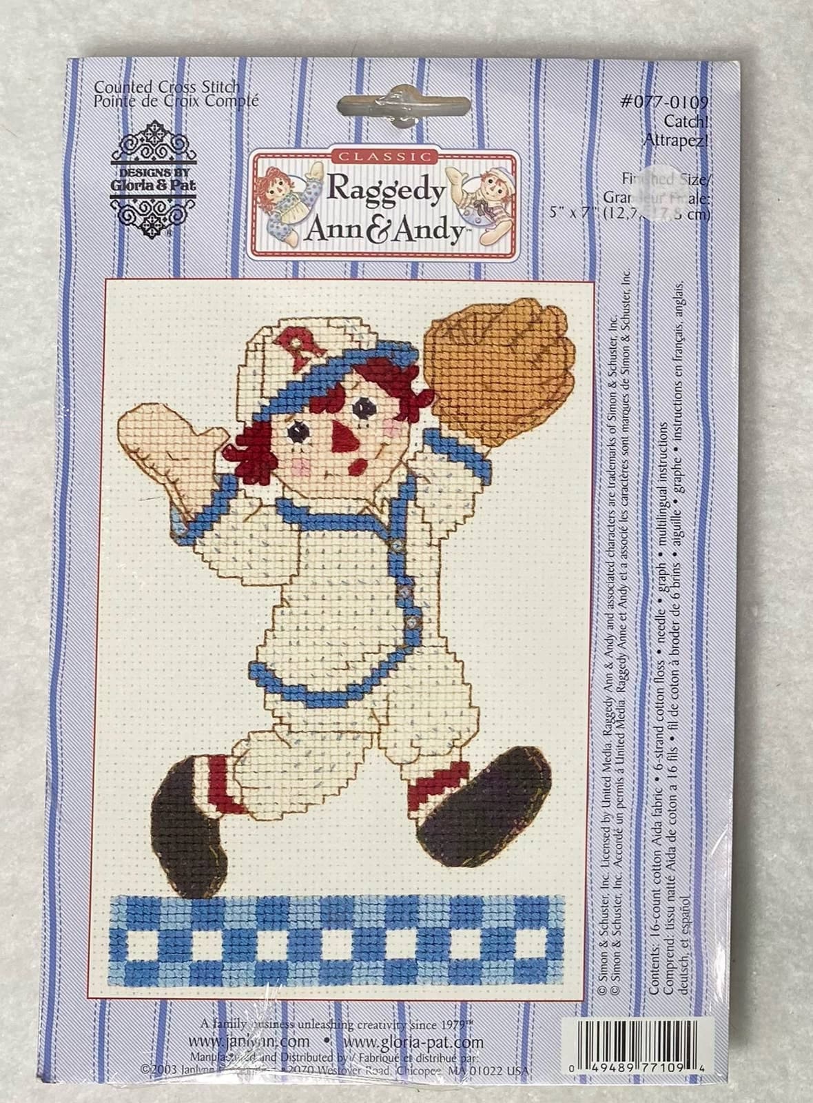 Raggedy Ann Cross Stitch Kit - Etsy