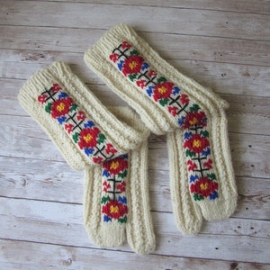 Embroidered Wool Tabi Socks, Japanese Knitted Socks, Split Toe Socks, Flip Flop Socks, Flower Toe Socks, Embroidery Thong Socks
