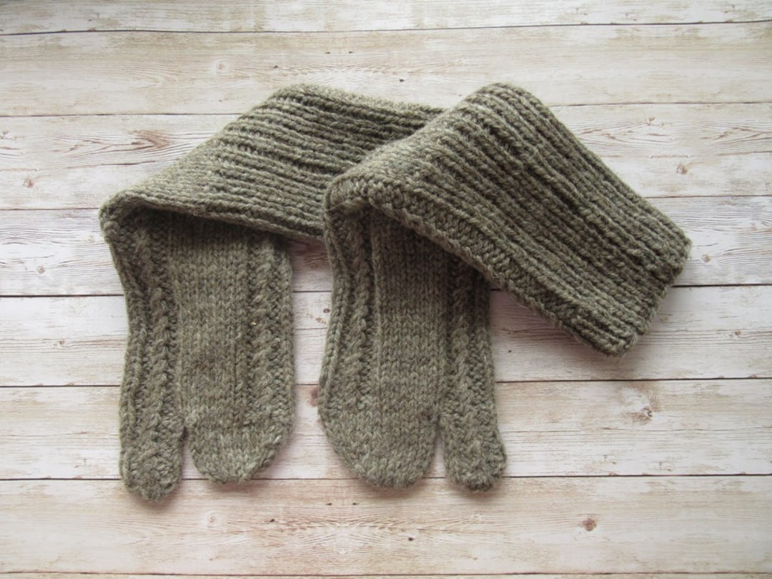 THE TOE Nîmes handmade cable knit beige 