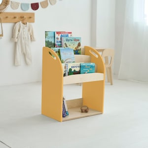Estantería Montessori para niños pequeños, estantería Waldorf personalizada para guardería, estantería portátil Montessori para niños pequeños, regalo de los abuelos