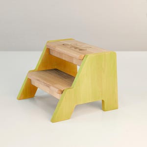 Montessori Step Stool With Kids Name, Custom Step Stool With Name ...