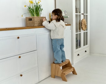 Toddler Step Stool, Truck Step Stool for Kids, Personalized