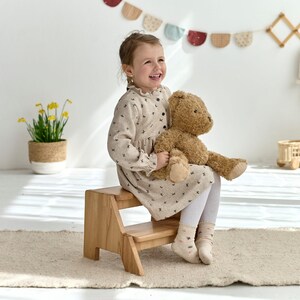 Montessori Step Stool With Kids Name, Custom Step Stool With Name ...