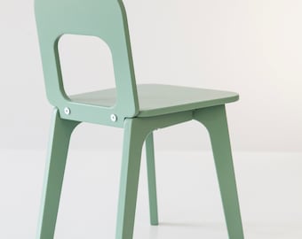 Kids plywood comfy chair, childrens wooden chair, chair for toddler, desk chair, montessori furniture, waldorf chair, toddler christmas gift