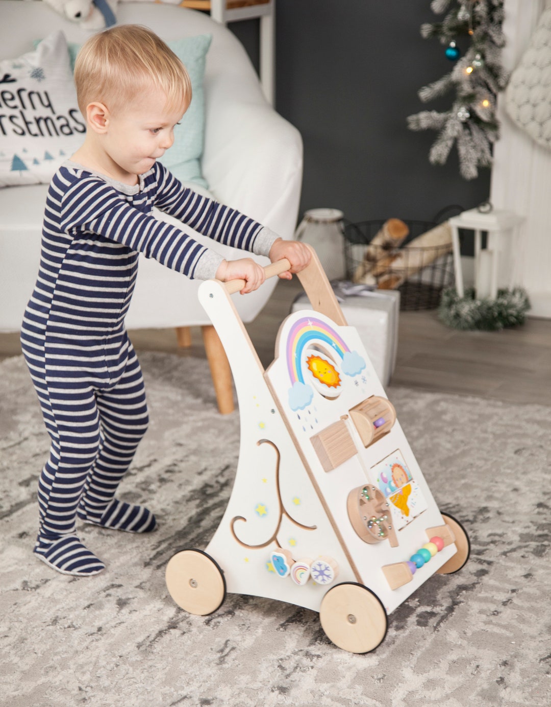Activity Walker, Wood Push Toys, Wooden Activity Walker, Walker Toy