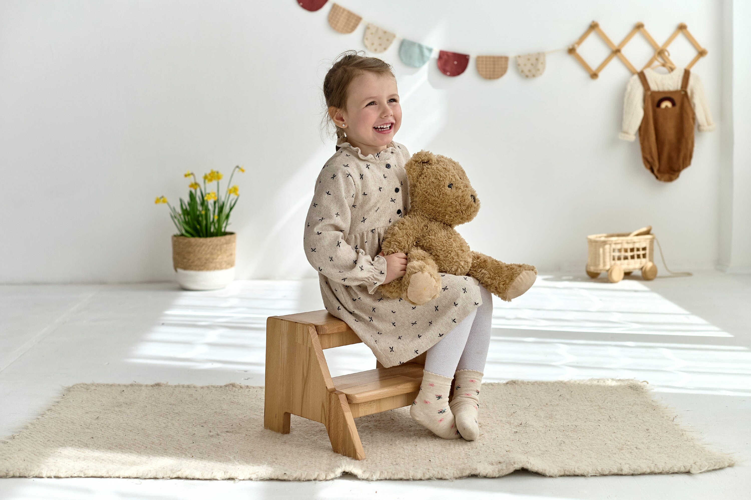 Montessori Step Stool With Kids Name, Custom Step Stool With Name ...