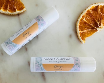 Orange lip balm