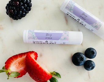 Berry lip balm