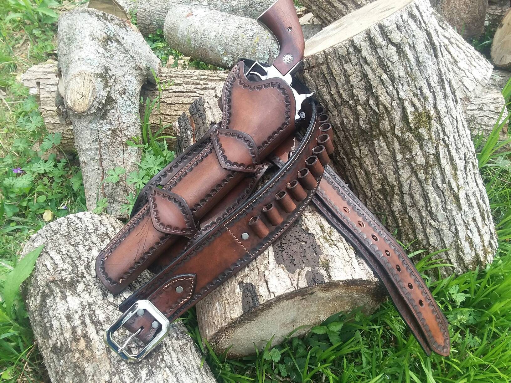 Buy Ruger Super Blackhawk Holster and Cartridge Belt .44 Rig Online in  India - Etsy