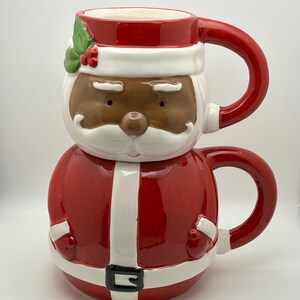 Holly & Moss Double Stacking Earthenware Dolomite Mugs African