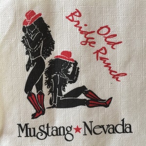 3 serviettes de boisson de découpage, authentique vintage de collection Mustang Nevada Ranch Western Cowgirls, 10 « x 10 »