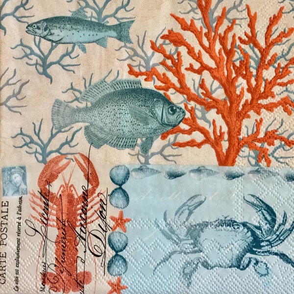 Decoupage Napkins Etsy