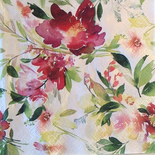 Blessed Flower Napkins Pink main image 1
