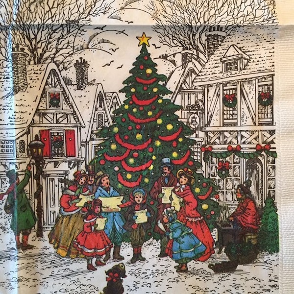 Religious Christmas Decoupage Napkins Etsy