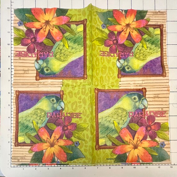 PORTE-SERVIETTES EN PAPIER Design Papillon Et Tournesol Cadeau