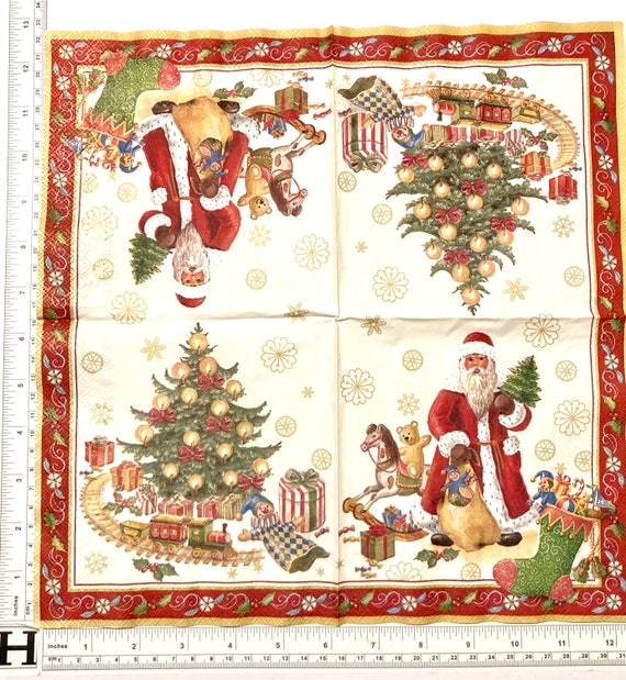 Tovaglol Per Decoupage / Can Nel Cortle Nvernale / Tovaglol - Foto 3