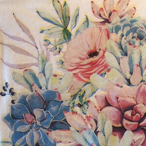 3 Decoupage Servietten, saftig Liebe 13 "x 13" entfaltet
