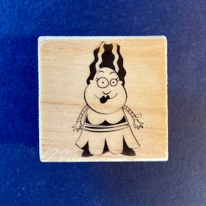 Craft smart Halloween Lustige Braut von Frankenstein Holzstempel, 2012, 2&quot;x 2&quot;