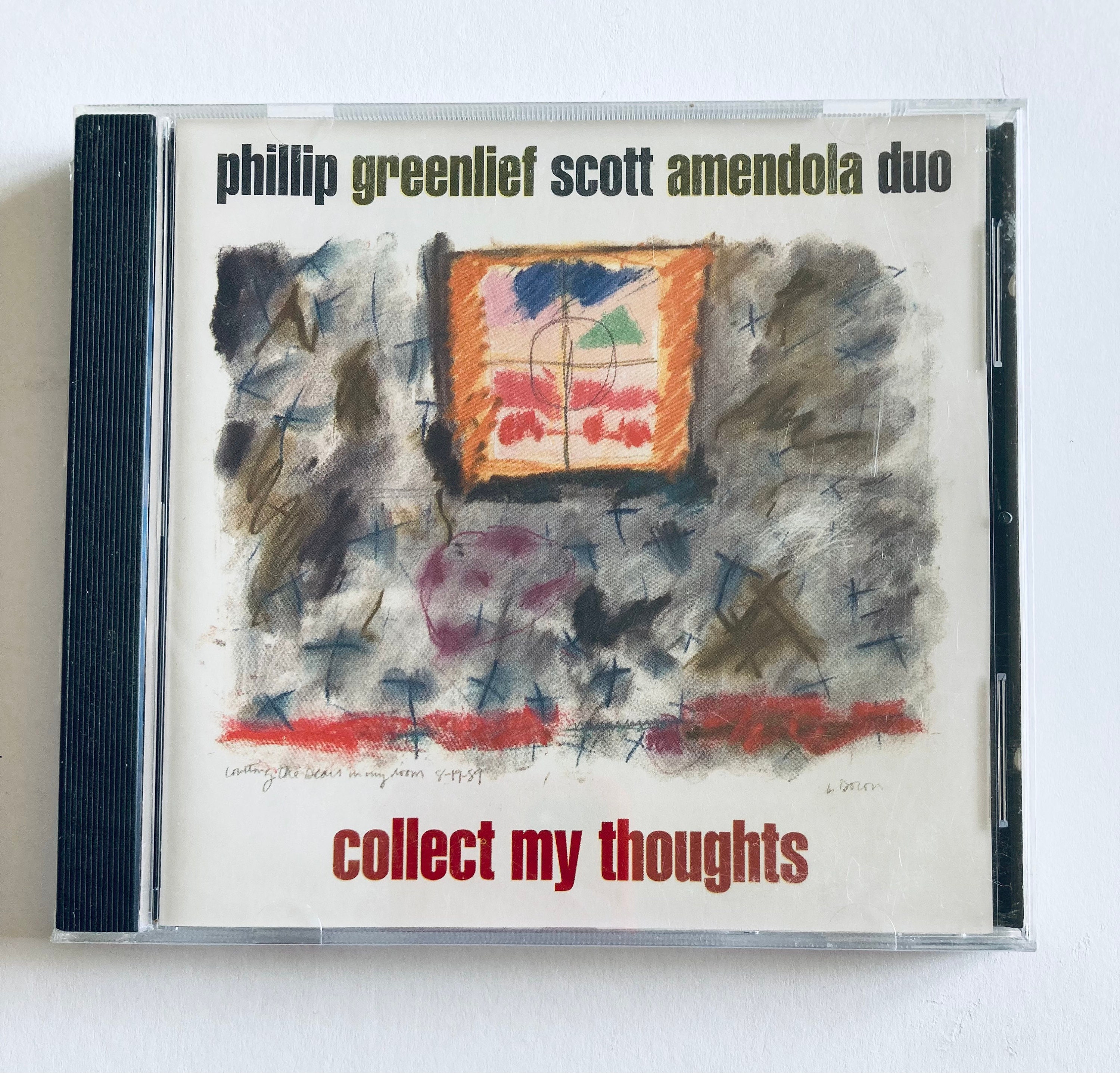 Vintage 1995 Phillip Greenlief Scott Amendola Duo, Collect My Thoughts, Audio Jazz CD, New