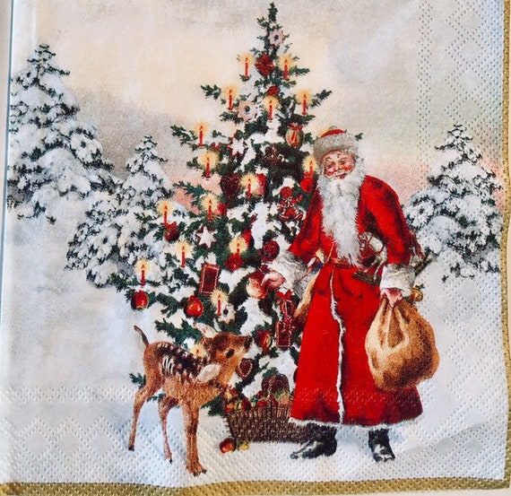 Tovaglol Per Decoupage / Can Nel Cortle Nvernale / Tovaglol - Foto 8