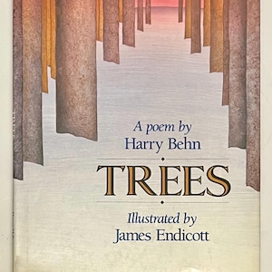 Trees A Poem by Harry Behn, illustrated by James Endicott (1992, Hardcover, 1st Edition 1st Printing)