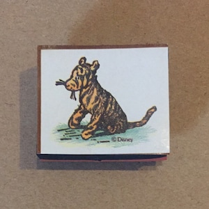 Vintage Classic Small Tigger Winnie the Pooh All Night Media Foam Mounted Stamp