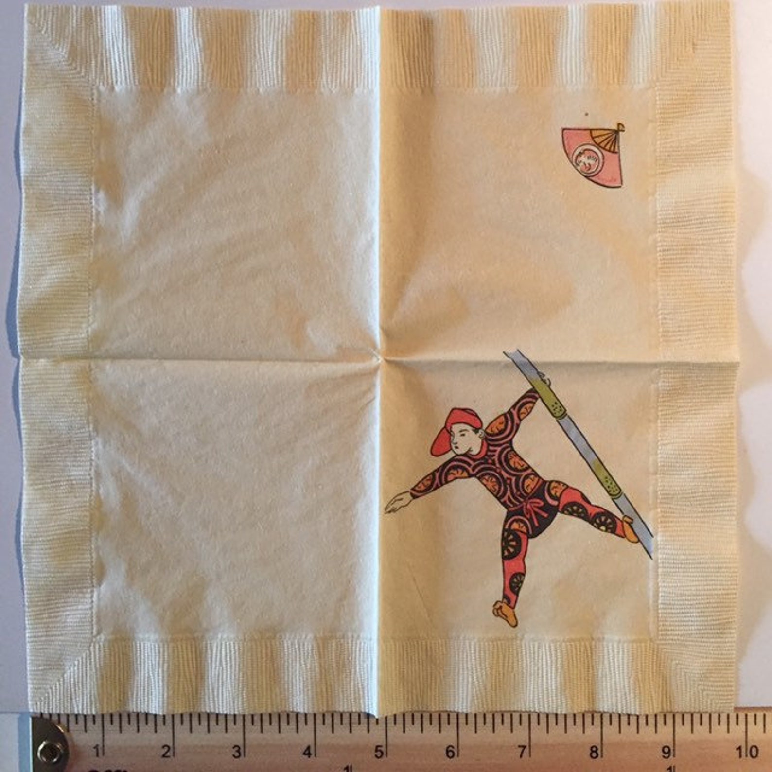 3 Decoupage Beverage Napkins Authentic Vintage Japanese Etsy