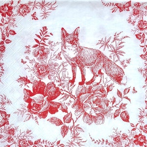 Cadre Portrait Animalier 3D Sculpture En Papier D'une Renarde Rousse E – Cartes And Co