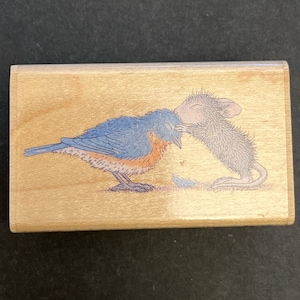 Stampabilities HMFR1004 Souris domestique Monica Friend Sweet Kiss 02 Tampon en bois 2001