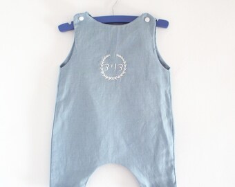 baby boy pinafore