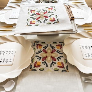 Gift For Jewish Couple  for Passover Matzah Cover Afikoman Bag and Table Runner Set Gift for Jewish Holiday Jewish Hostess Gift For Pesach