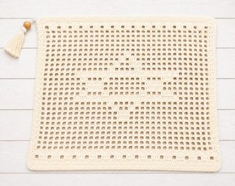 Crochet Jewish Prayer Bag,Personalized Crochet Tallit bag,Ivory Talis bag,Jewish Prayer Shawl Bag,Bat Mitzva Gift tallit Bag crochet judaica