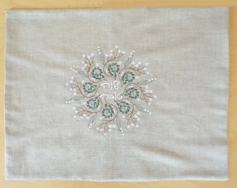 Jewish New Year Rustic Challah Cover Rosh Hashanah Gift Jewish Hostess Natural Linen Challah Cover Rosh Hashana Jewish hogh Holidays Decor