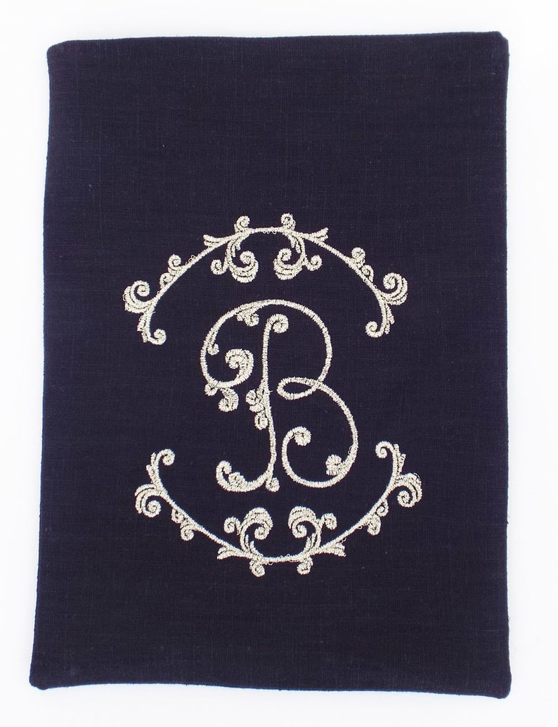 Smash Glass Pouch Navy Blue Linen Breaking Glass Bag Etsy