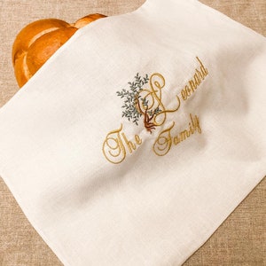 Tree of Life,Personalized Challah Cover,Embroidered,Shabbat Bread Cover,Jewish Wedding,Embroidered Challah,Jewish Hostess, Jewish Tradition