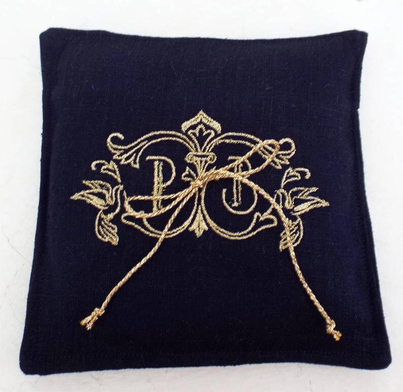 Gold Embroidery Chuppah Smash Glass Pouch Breaking Glass Bag Etsy UK