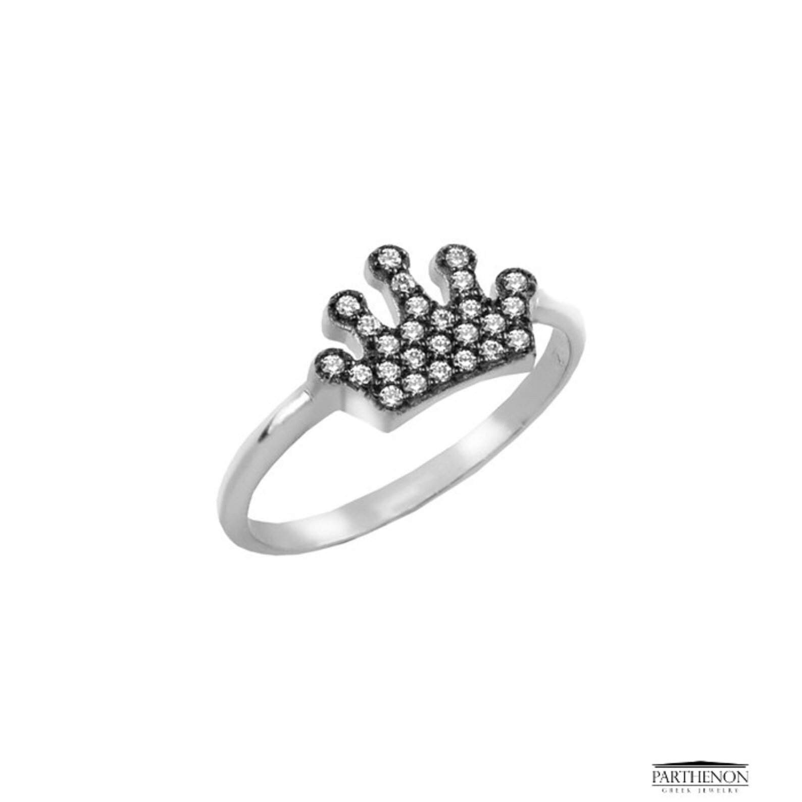 Princess Tiara Ring Pink Gold Crown, Crown Band Ring, Princess Ring