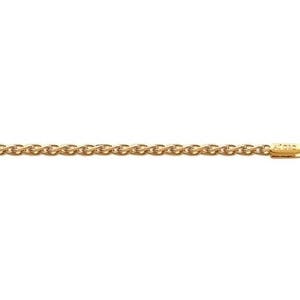 14k Gold Spiga Chain Necklace 1 70mm Real 14k Gold Chain Etsy