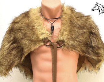 shoulder fur cape