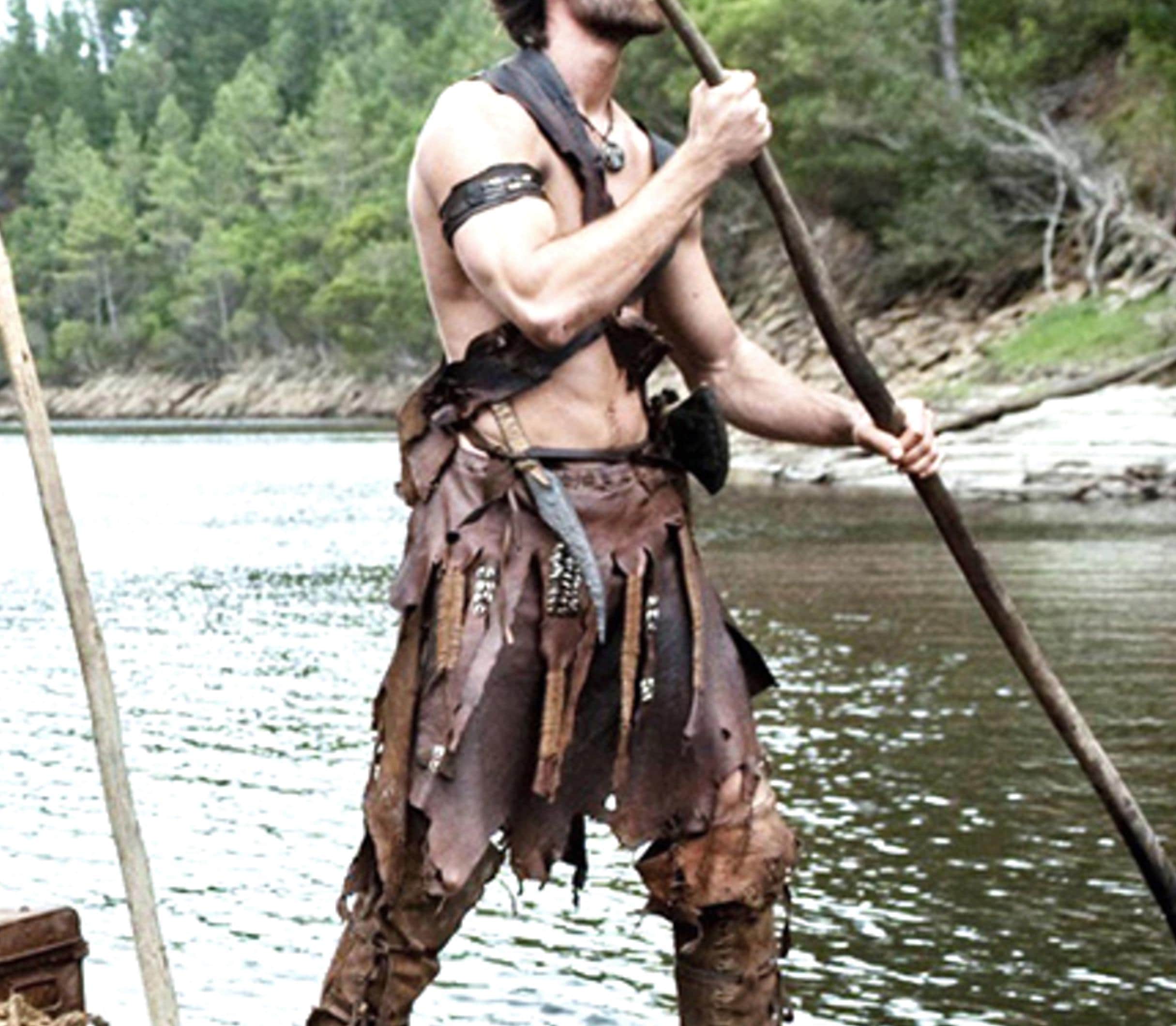 Leather Raged Tribal Skirt: Apocalyptic Warrior Loincloth - Etsy