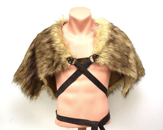 Viking Fur Shoulder Cape - extreme-honor