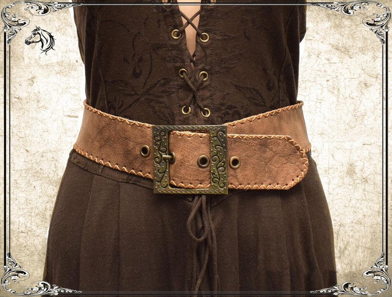 Medieval belt Vintage leather belt Festival Celtic belt Fantasy soft belt Queen garb Viking belt Shieldmaiden belt Renaissance belt