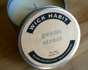 Pecan Street Soy Candle // Caramelized Pecans