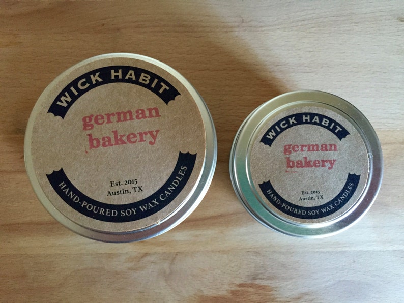 German Bakery Soy Candle // Sugar and Spice image 2