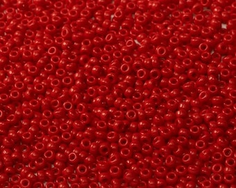 Miyuki Seed Beads 11/0 Opaque Dark Red (50g)