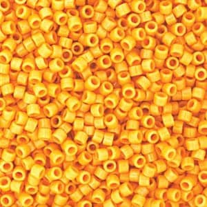 Miyuki Delica 11/0 Duracoat Opaque Light Squash (10g) DB2103