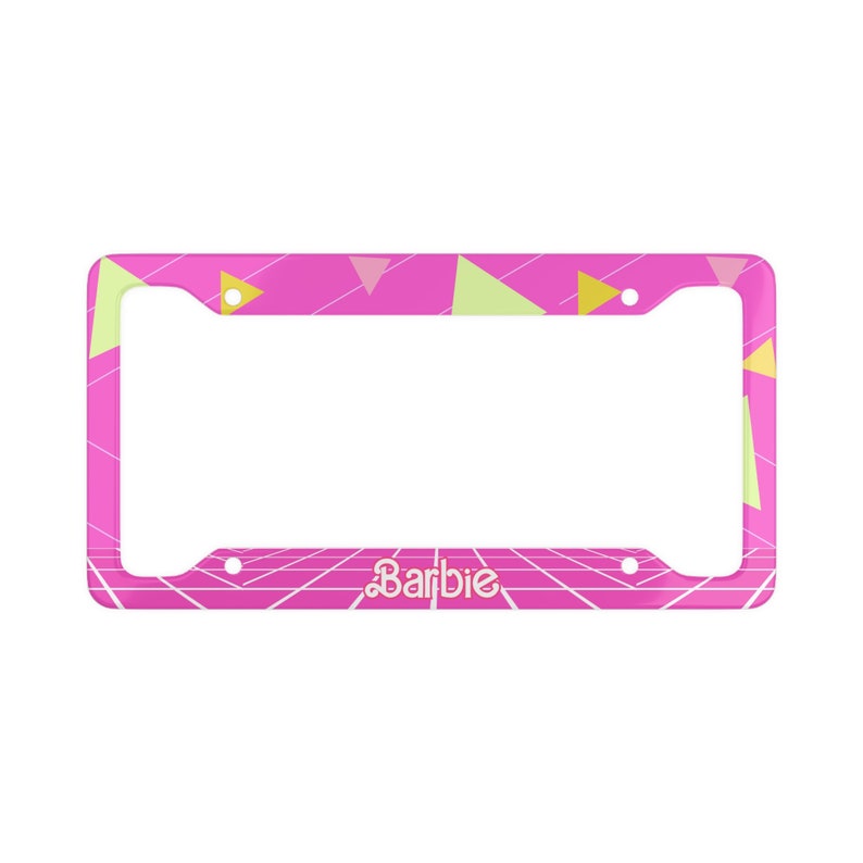 Barbie License Plate Frame Barbie Era Barbie Girl Barbie - Etsy