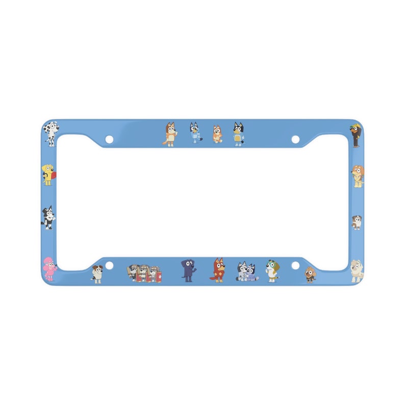 Bluey License Plate Frame Bluey friends license plate frame Etsy.de
