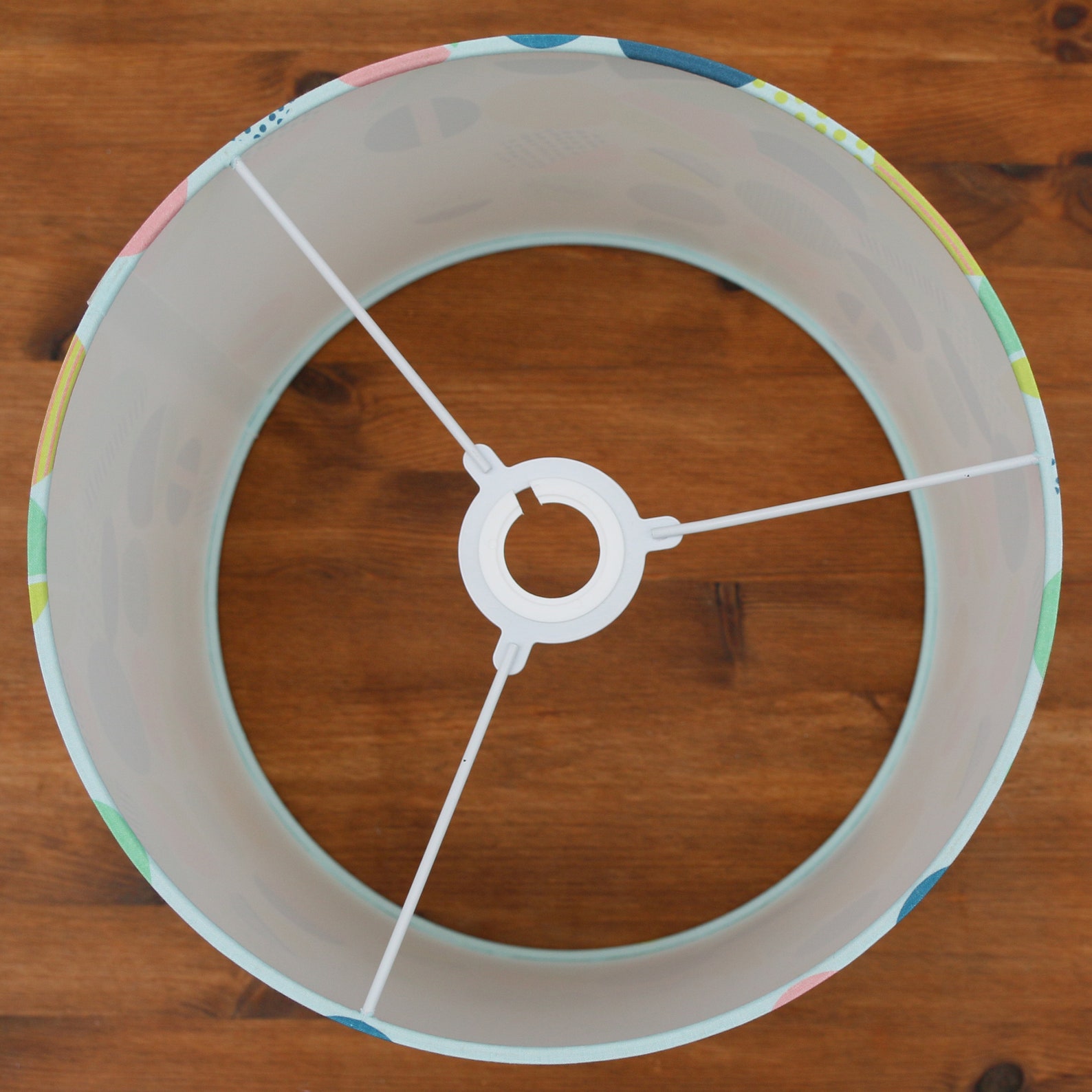 Circles Lampshade Nursery Kids Lamp Shade Blue Pink Green - Etsy